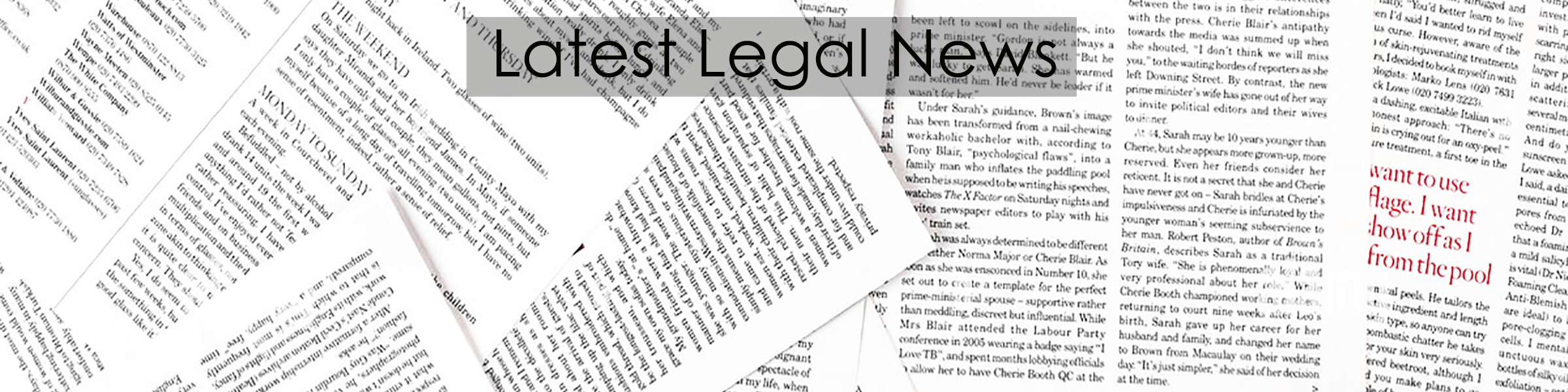 Legal News Banner
